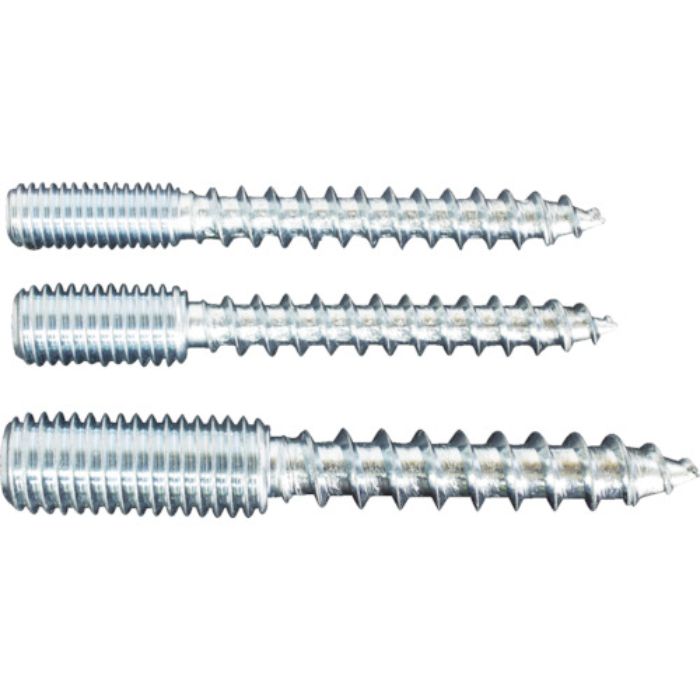 MIYAGAWA M12四角穴付スタッド木ねじ 三価クロメート 9X50 3本入(Tcode:8561570)