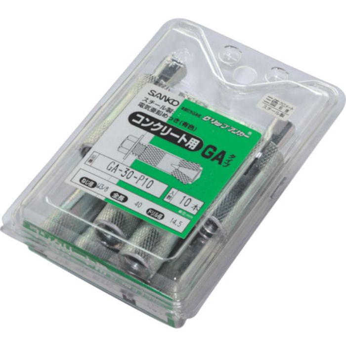 サンコー テクノ サンディールパック GAタイプスチール製ミリねじ (10本入)(Tcode:5581494)