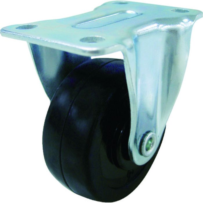 ユーエイ プレート式 固定 キャスター ゴム 車輪径32mm  Gタイプ GR型 取付寸法29×0(Tcode:3422232)