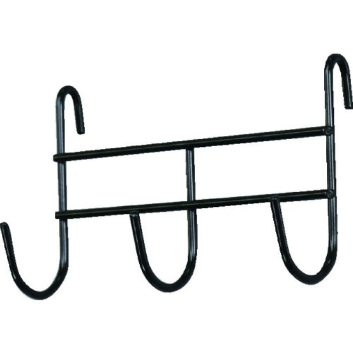 光 メッシュパネル用パーツ 3連フック 黒(Tcode:8493315)