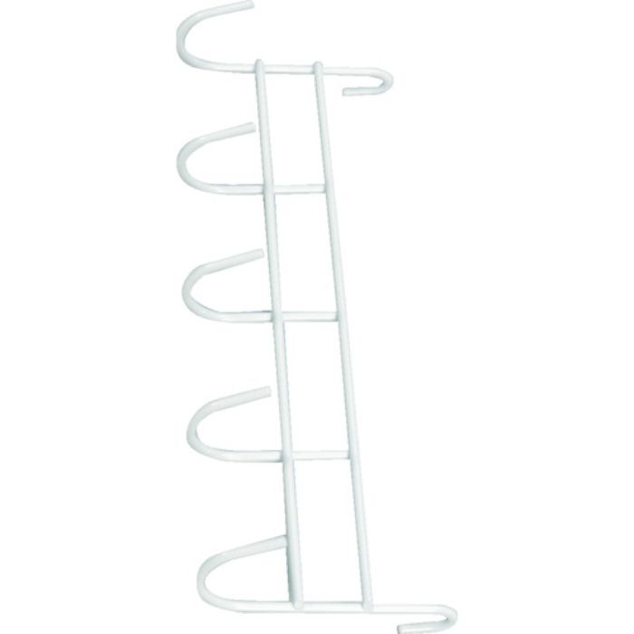 光 メッシュパネル用パーツ 5連フック 白(Tcode:8493318)