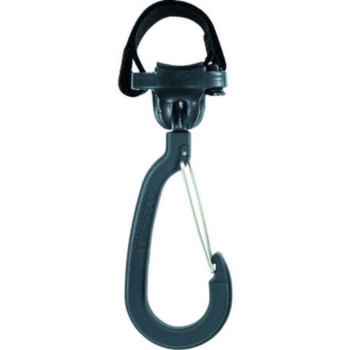 TRUSCO ベルトで止めるフック 自在式外れ止め付きフック 19cmベルト付き 大(Tcode:1158084)