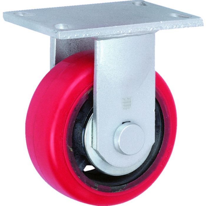 TRUSCO 重高荷重用キャスター 固定 100MM 耐湿ウレタン車輪620KGF(Tcode:2077222)