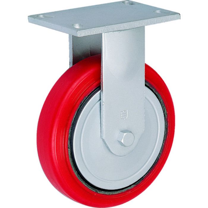 TRUSCO 重量キャスター 固定 200MM 耐湿ウレタン車輪400KGF(Tcode:2077215)