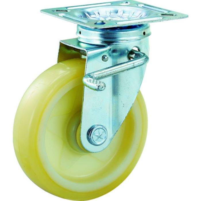 TRUSCO ハイテンプレス製ナイロンウレタン車 自在S付金具 150パイ(Tcode:1163036)