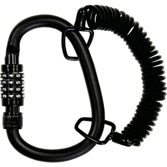 WAKI カラビナ錠ワイヤー付(Tcode:3622875)