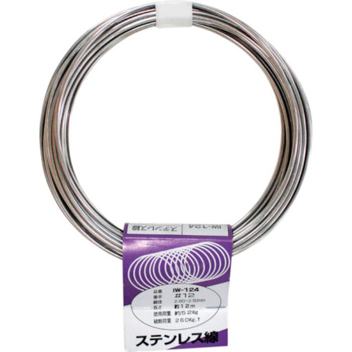 WAKI ステンレス線 IW-124 #12X12M(Tcode:3342811)