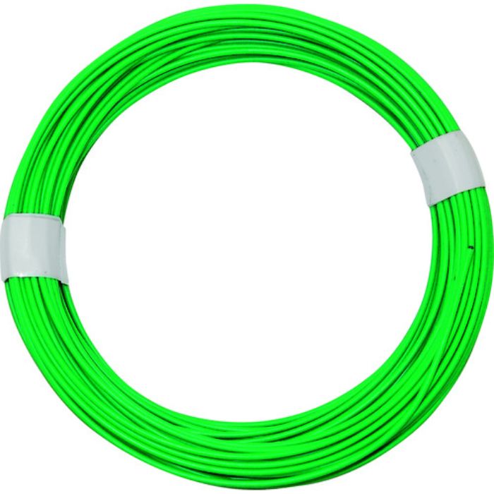 WAKI カラーワイヤー 緑 番手14 線径1.9〜2.0mm 長さ20m(Tcode:1352217)