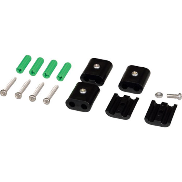 光 メッシュパネル用パーツ ジョイント金具 黒 4P(Tcode:1121677)