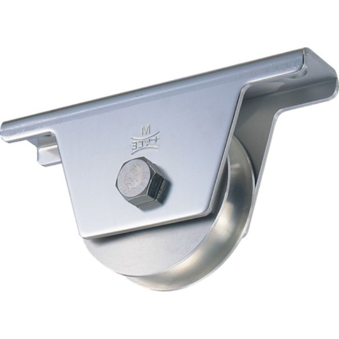 ヨコヅナ 440Cベアリング入ステンレス重量戸車 60mm 溝R(Tcode:8496280)