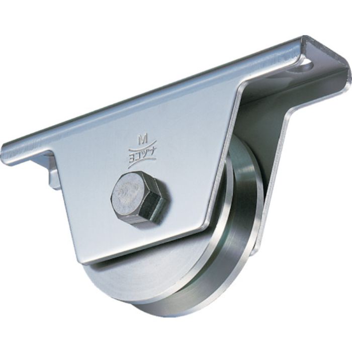ヨコヅナ 440Cベアリング入ステンレス重量戸車 60mm V(Tcode:8496282)