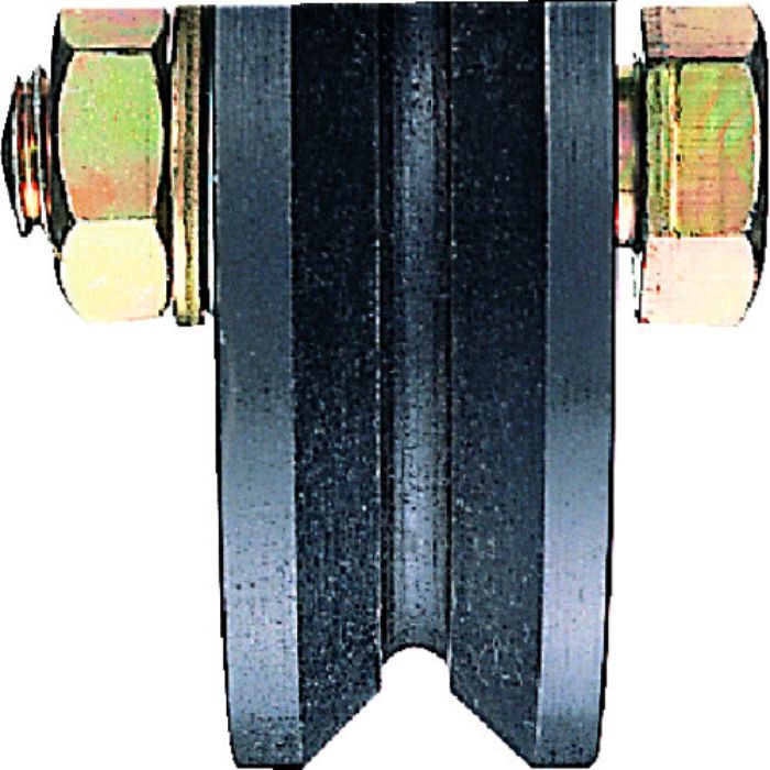 ヨコヅナ 鉄重量戸車 車のみ 105mm V(Tcode:8496404)