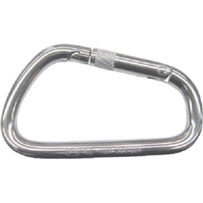 水本 ステンレス カラビナD型(環なし) 線径10mm長さ115mm(Tcode:8491706)