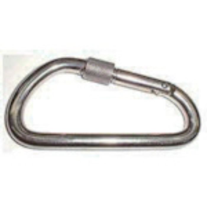 水本 ステンレス カラビナD型(環付) 線径10mm長さ113mm(Tcode:8491707)