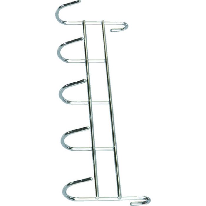 光 メッシュパネル用パーツ 棚受金具 クローム5連フック(Tcode:8201415)