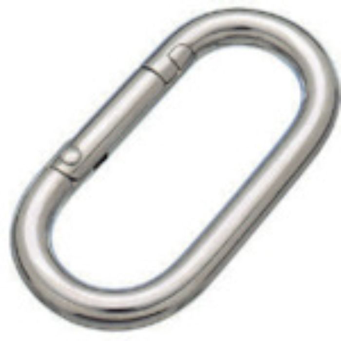 水本 リングキャッチ ステンレス カラビナジュニア 線径10mm 長さ80mm 使用荷重1.32kN(Tcode:8491716)