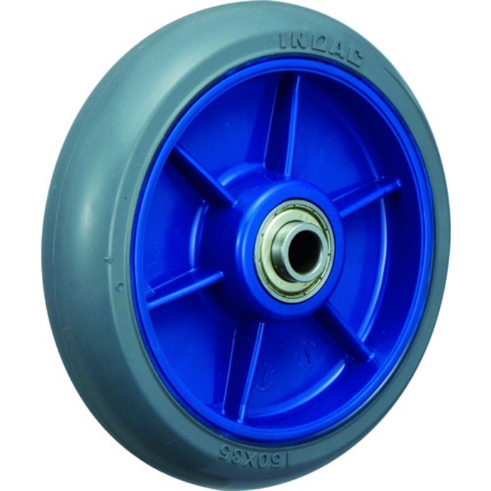 イノアック 低始動抵抗キャスター 車輪のみ Φ150 グレー シャフトΦ20(Tcode:4835221)