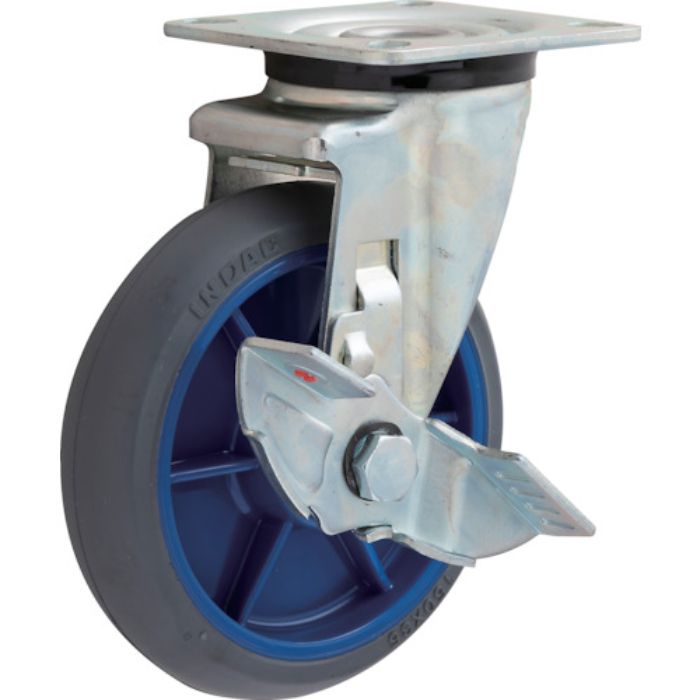 イノアック 低始動抵抗ストッパー・旋回金具付Φ150グレー シャフトΦ12(Tcode:4835239)