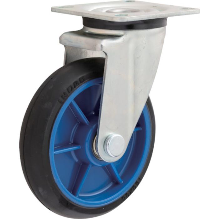 イノアック 低始動抵抗キャスター 旋回金具付 Φ150 黒(Tcode:3847187)