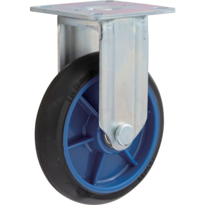 イノアック 低始動抵抗キャスター 固定金具付 Φ150 黒(Tcode:3847195)