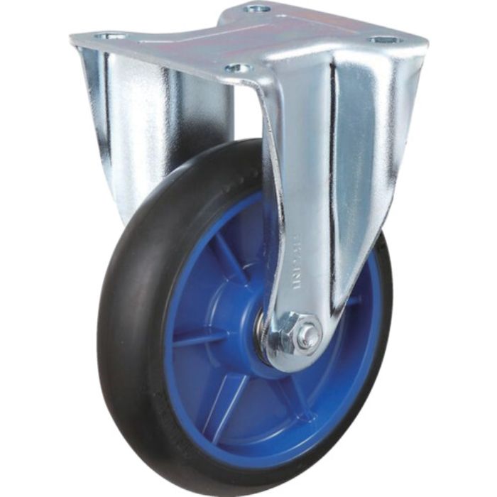 イノアック 低始動抵抗キャスター 固定金具付 Φ150 黒 シャフトΦ20(Tcode:4835298)