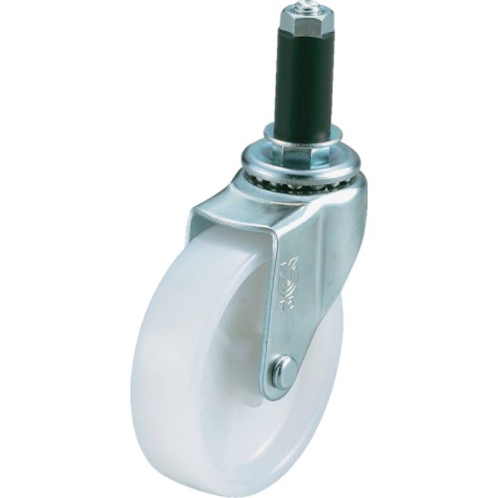 ユーエイ 差し込み式 自在 キャスター ナイロン 車輪径50mm  Lタイプ LTF型 パイプ径16(Tcode:8092741)