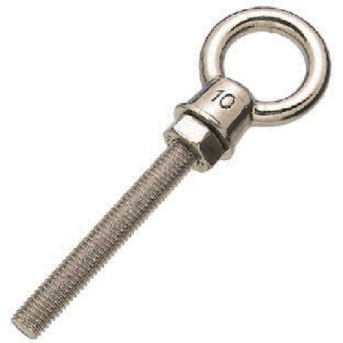 水本 ステンレス K型 ロングアイボルト ミリネジ 捻長60mm ねじ径M8(Tcode:8491875)