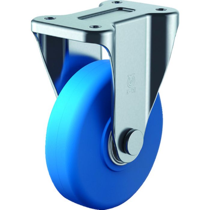 ユーエイ プレート式 固定 キャスター モノマーキャストナイロン 車輪径200mm  Jタイプ K型 取付寸法112×63(Tcode:1161118)