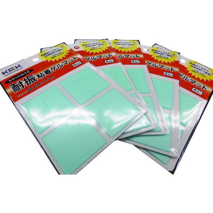 KGK 耐振粘着ゲルマット(50X50 4枚入り)(Tcode:1497504)