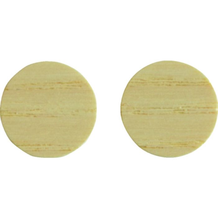 TRUSCO ねじ穴用シール(ねじ穴かくし) φ14MM 木目アッシュ 12個入(Tcode:2072057)