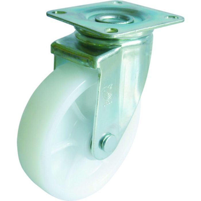 ユーエイ プレート式 自在 キャスター ナイロン 車輪径150mm  Jタイプ J2型 取付寸法80×80(75×75)(Tcode:3824624)