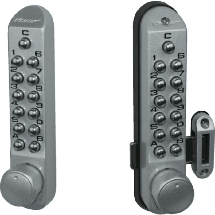 長沢 キーレックス K592T 面付本締錠 両面ボタン(Tcode:2496997)