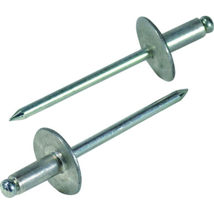 エビ ブラインドリベット(ラージフランジ) アルミニウム/スティール製 6-14(8本入) エコパック(Tcode:2026181)