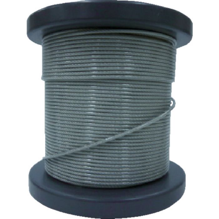 O.C.R SUSワイヤロープ2.00/2.30mm 7×7 50m巻コート付(クリアー)(Tcode:8185468)