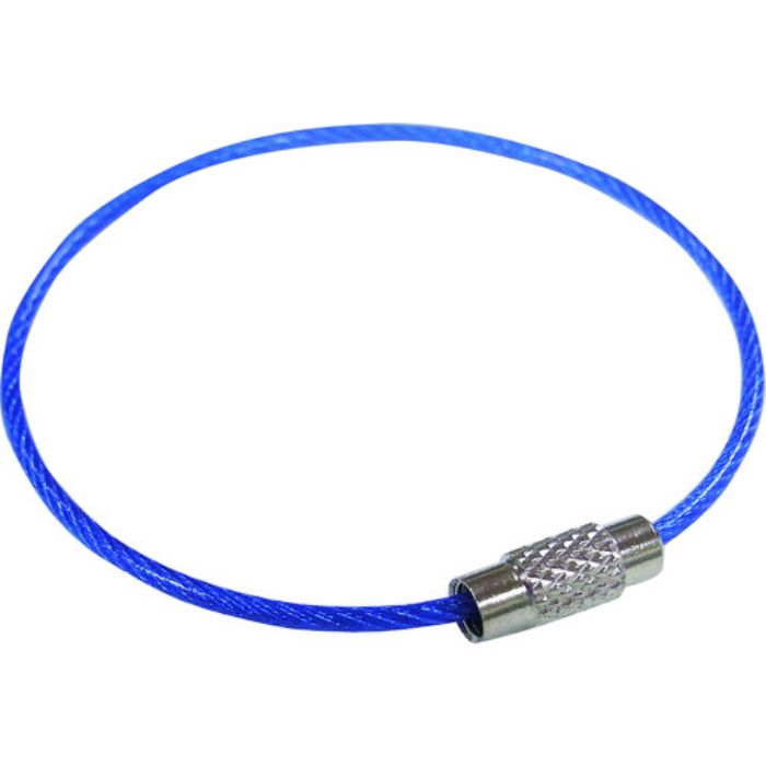ニッサチェイン ビニコートキーワイヤー 青 160mm 1PK=1個入り(Tcode:2242081)