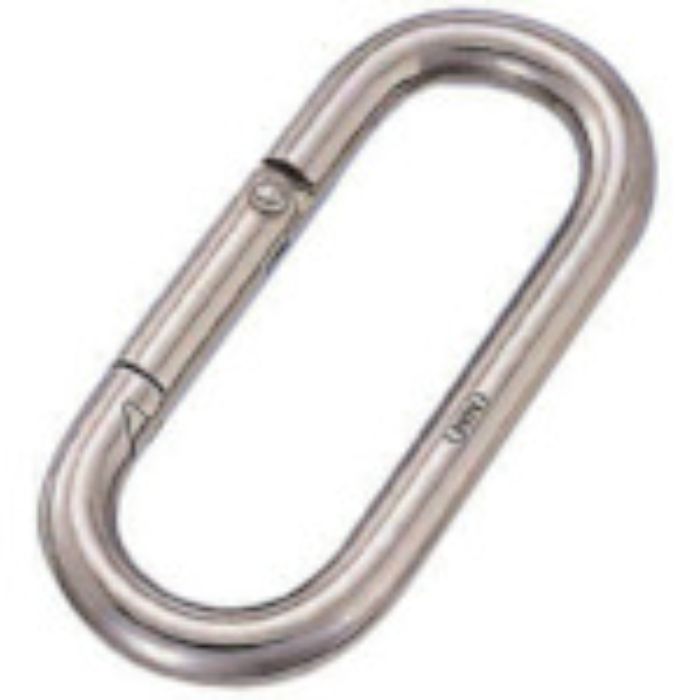 水本 ステンレス プチカラビナ(スタンダード型) 線径8mm長さ74mm(Tcode:8492136)