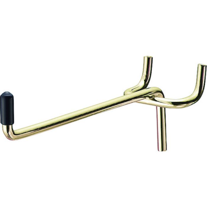 光 パンチングボードゴールドパーツ フックT 中 キャップ黒2P(Tcode:1950164)