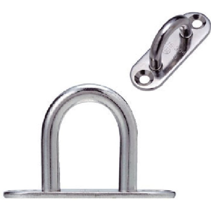 水本 アイプレート ステンレス パッドアイ A:15mm×B1:45mm 高さ30mm(Tcode:8492150)