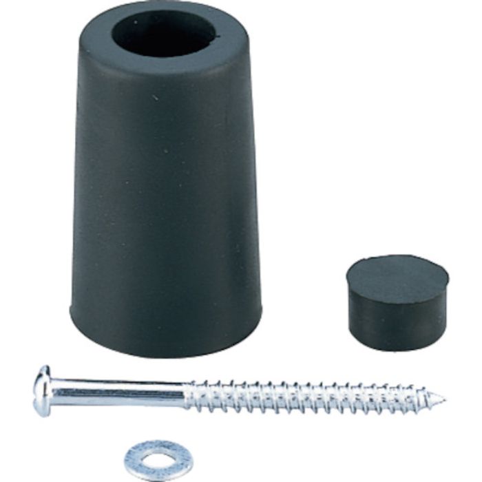 光 ゴムクッション戸当り黒2入40×25(Tcode:8201977)