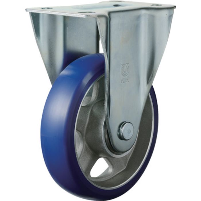 ユーエイ プレート式 固定 キャスター プレミアムウレタン 車輪径130mm  PMタイプ PMR型 取付寸法100×56(Tcode:1950683)