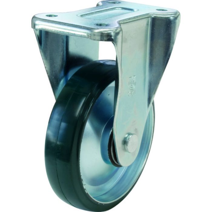 ユーエイ プレート式 固定 キャスター ウレタン 車輪径130mm  PMタイプ PMR型 取付寸法100×56(Tcode:1758190)