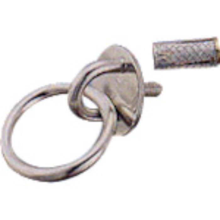 水本 アイボルト ステンレス ネジ込みラウンドアイ 丸カン(アンカープラグ付) 捻子径M-10(Tcode:8492337)