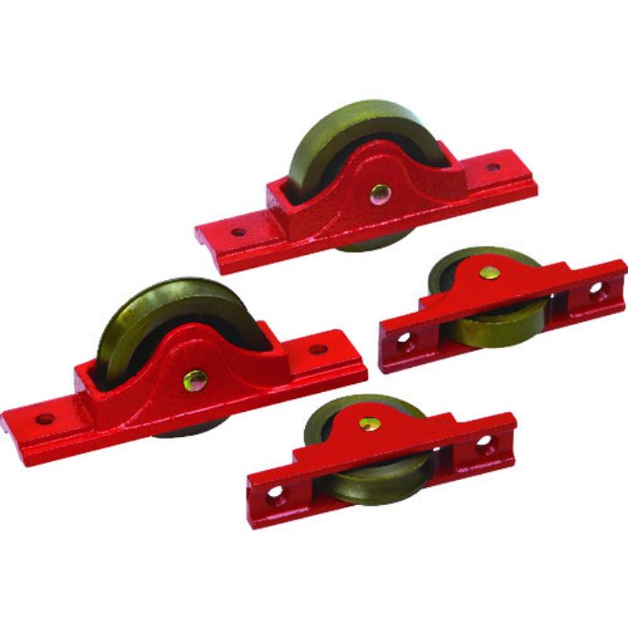 ヨコヅナ 鋳物枠ローラー戸車 45mm 丸(Tcode:1277322)