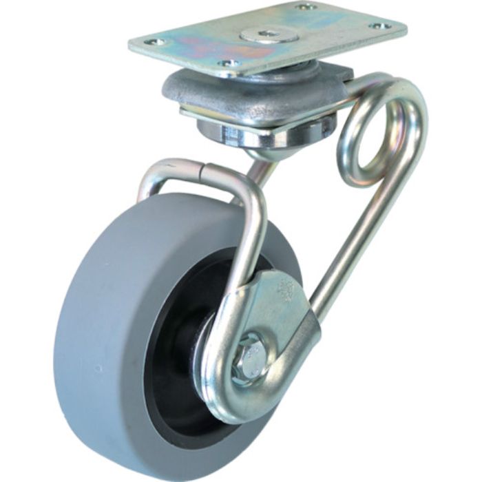 シシク 緩衝キャスター5 自在 75径 ウレタン車(Tcode:4413971)