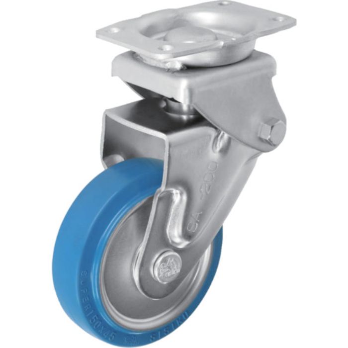 シシク 緩衝キャスター 固定 スーパーソリッド車輪 150径(Tcode:3535274)