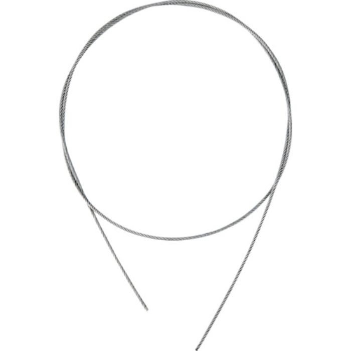 TRUSCO ステンレスワイヤカットロープ 2.5Φ×2000mm 両端加工なし(Tcode:3645593)