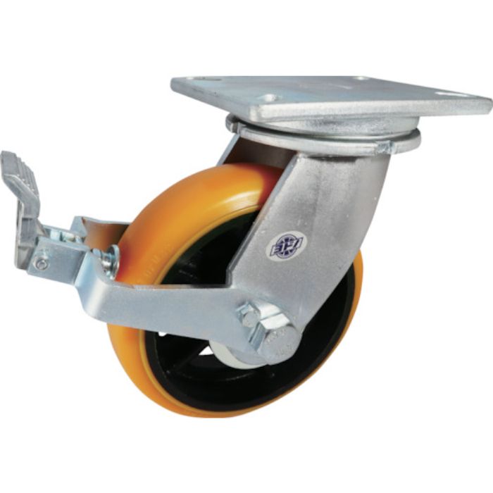 ヨドノ 重量用高硬度ウレタン自在車250φストッパー付(Tcode:8353153)