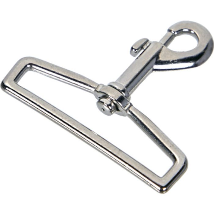 TRUSCO ニッケルメッキ スイベルベルトナスカン 53mm ベルト幅50mm(Tcode:5565404)