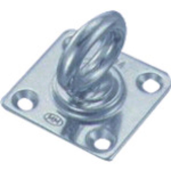 水本 ステンレス 回転アイプレート 50mm×50mm 使用荷重0.29kN(Tcode:8492724)