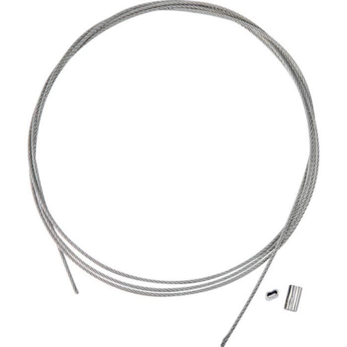 TRUSCO ステンレスワイヤカットロープ+スリーブ付 1.0パイΦ×2000mm(ステンレススリーブ2個付 )(Tcode:3645745)